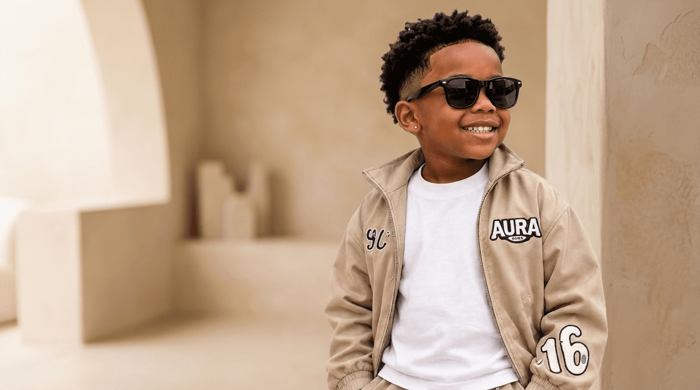 Styled by Uriel Kids Streetwear Model